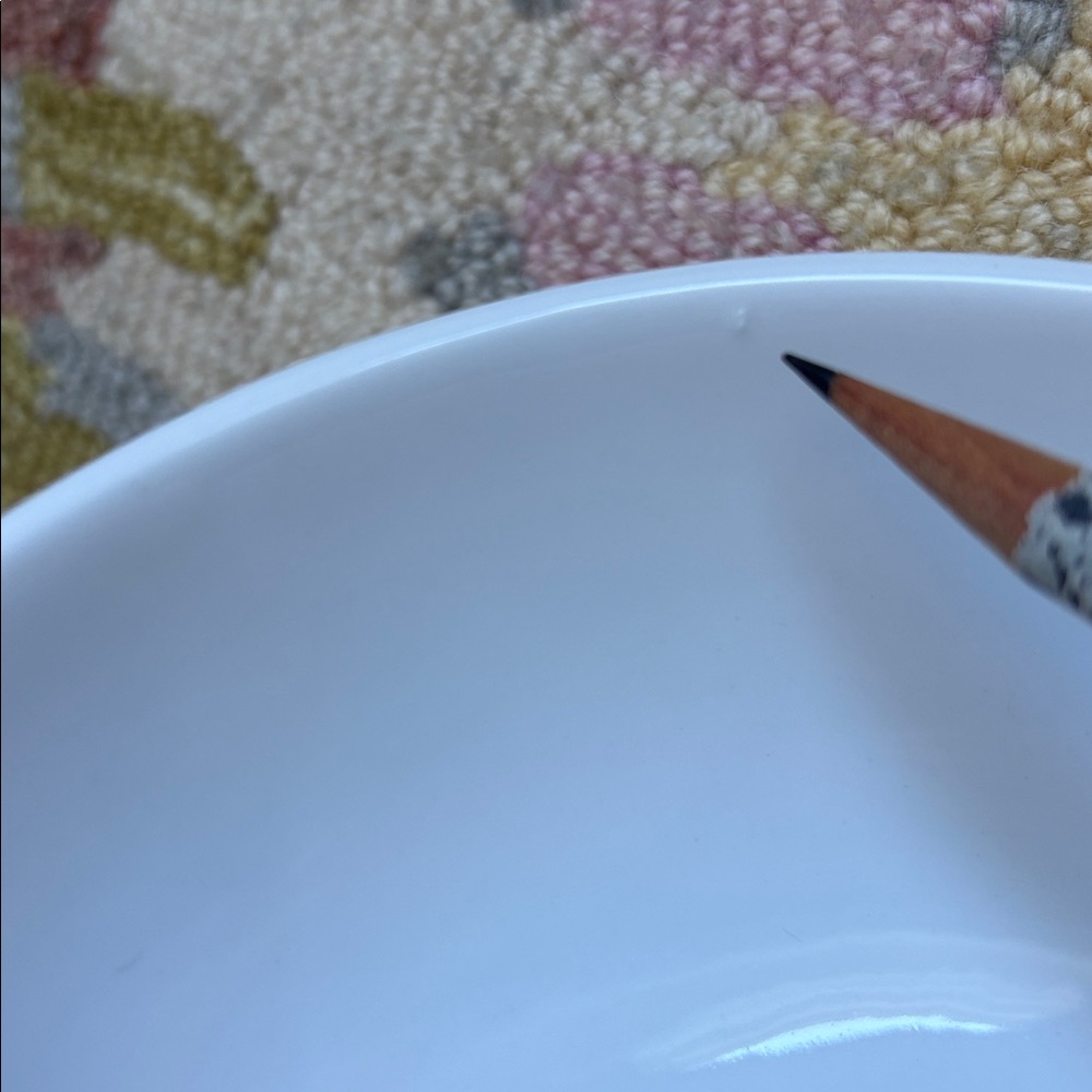 Aaron Probyn x Crate&Barrel White Ceramic serving dish EUC - Picture 9 of 11